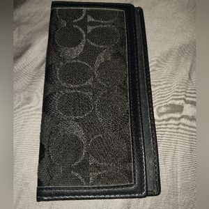 VINTAGE COACH CHECKBOOK WALLET